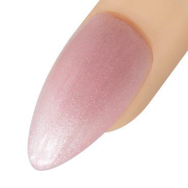 Mani Q Fiber Gel with Keratin Pink Shimmer